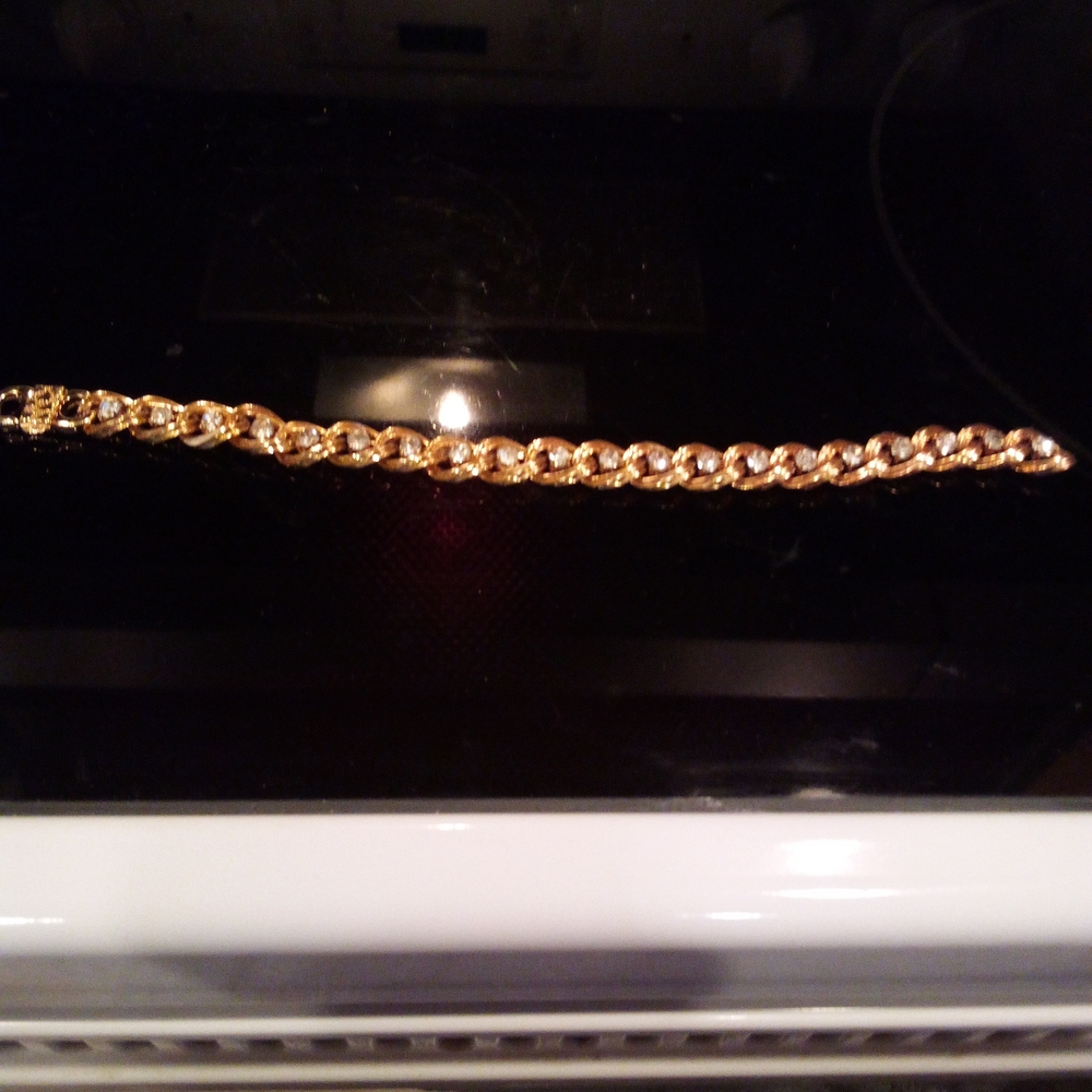 Gold Chain Diamond Bracelet